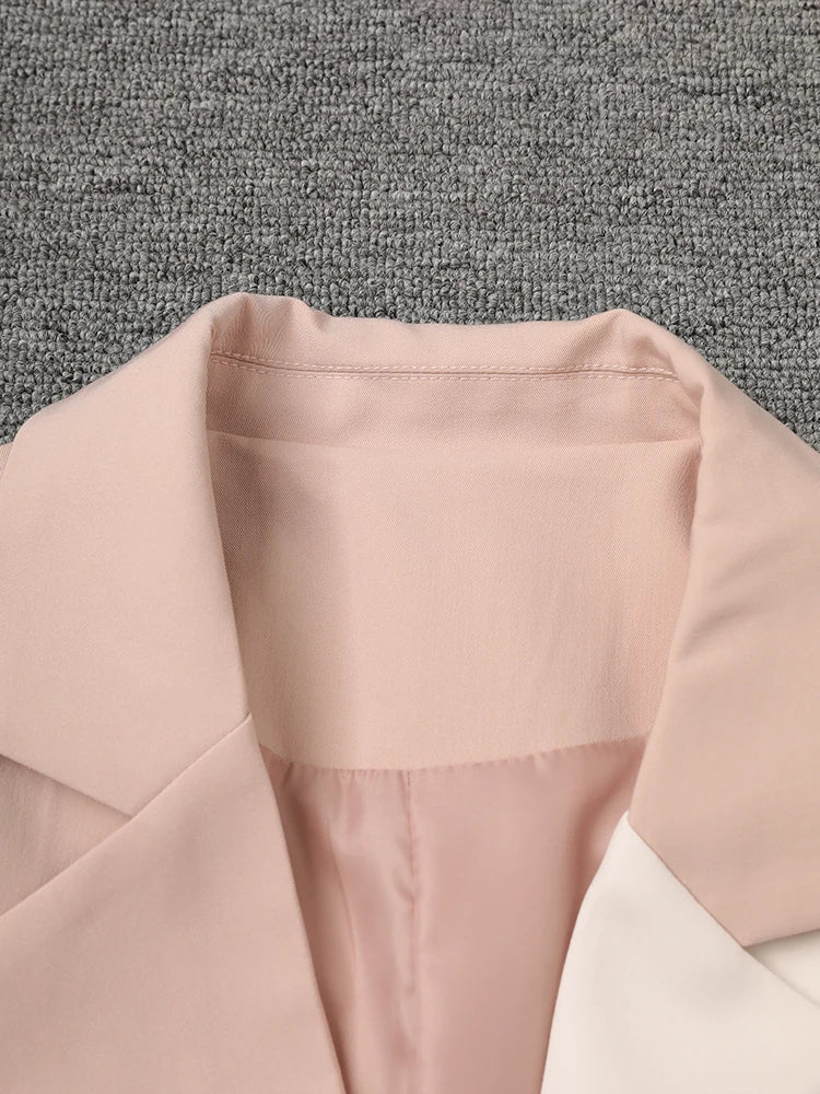 Pink Luxury Boyfriend Blazer
