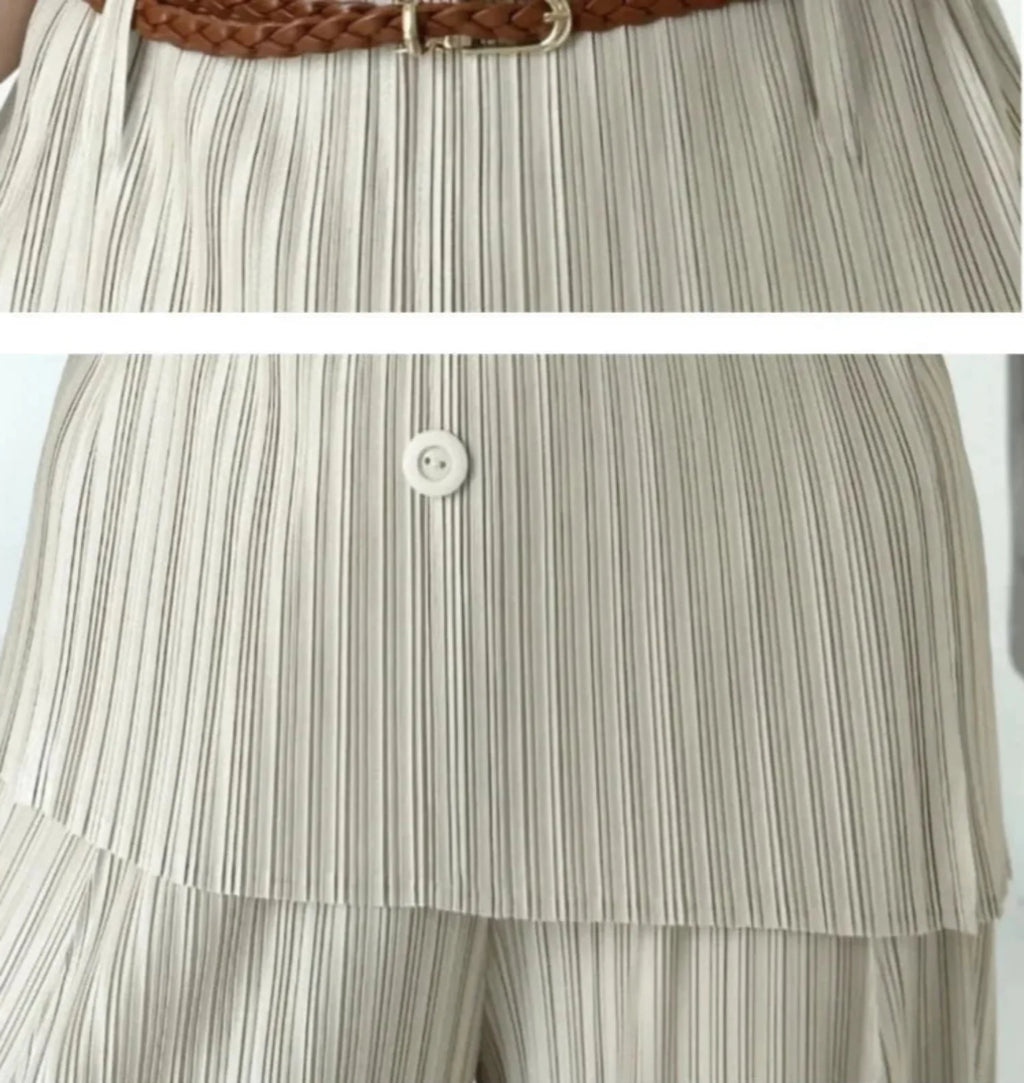 Luxe Pleated Top & Palazzo Pants