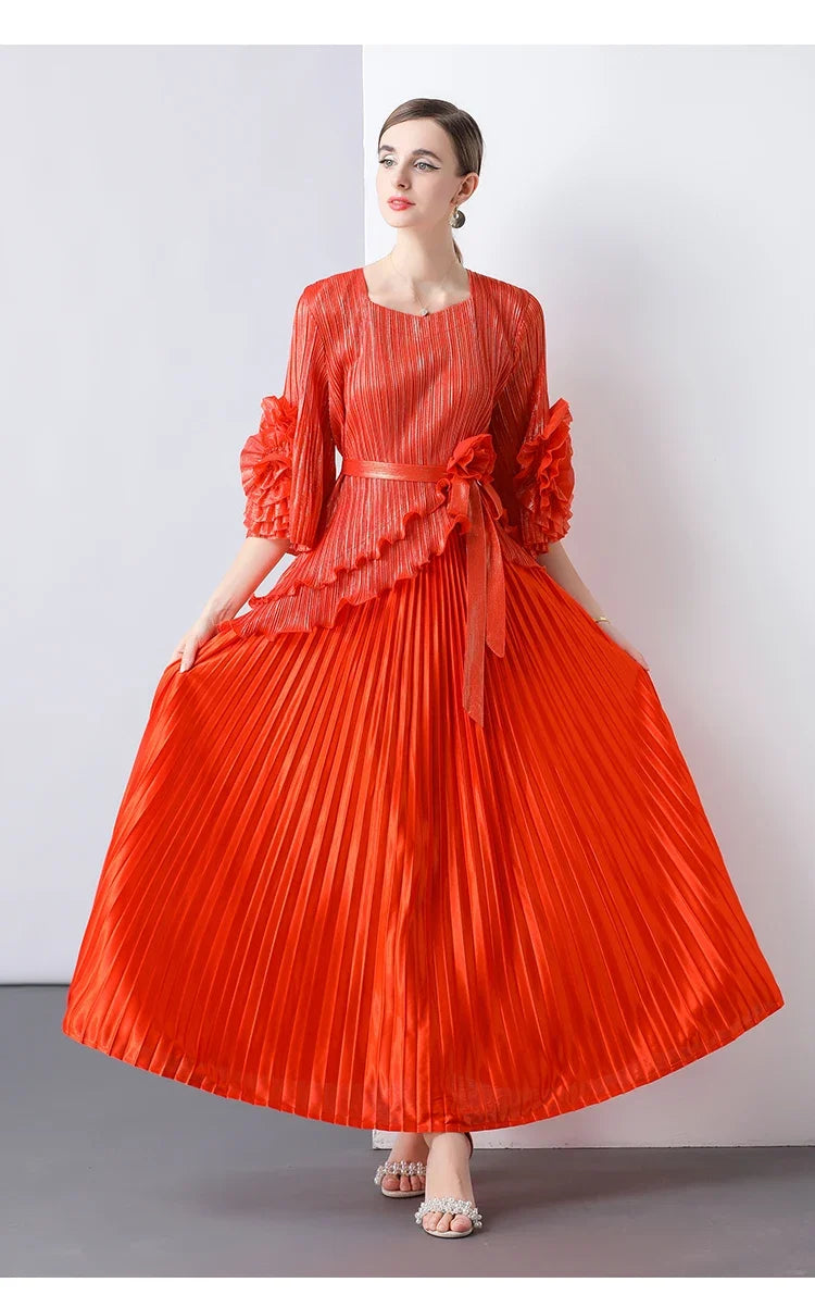 Truly Pleated Top with Luxury Skirt