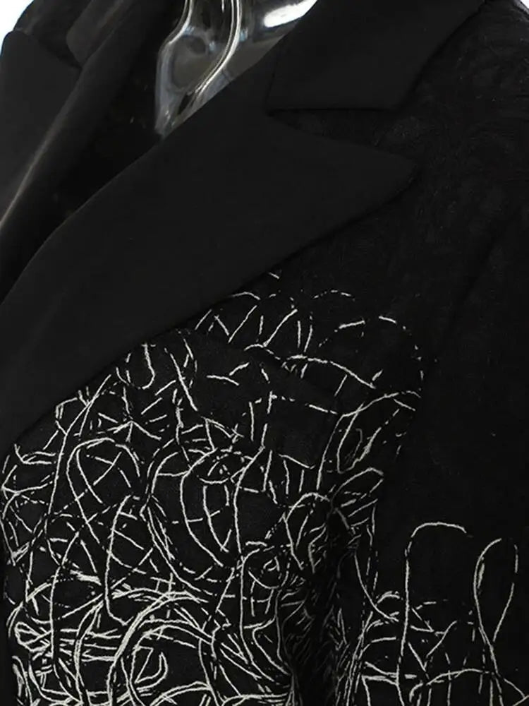 Women's Elegant Swirl Blazer