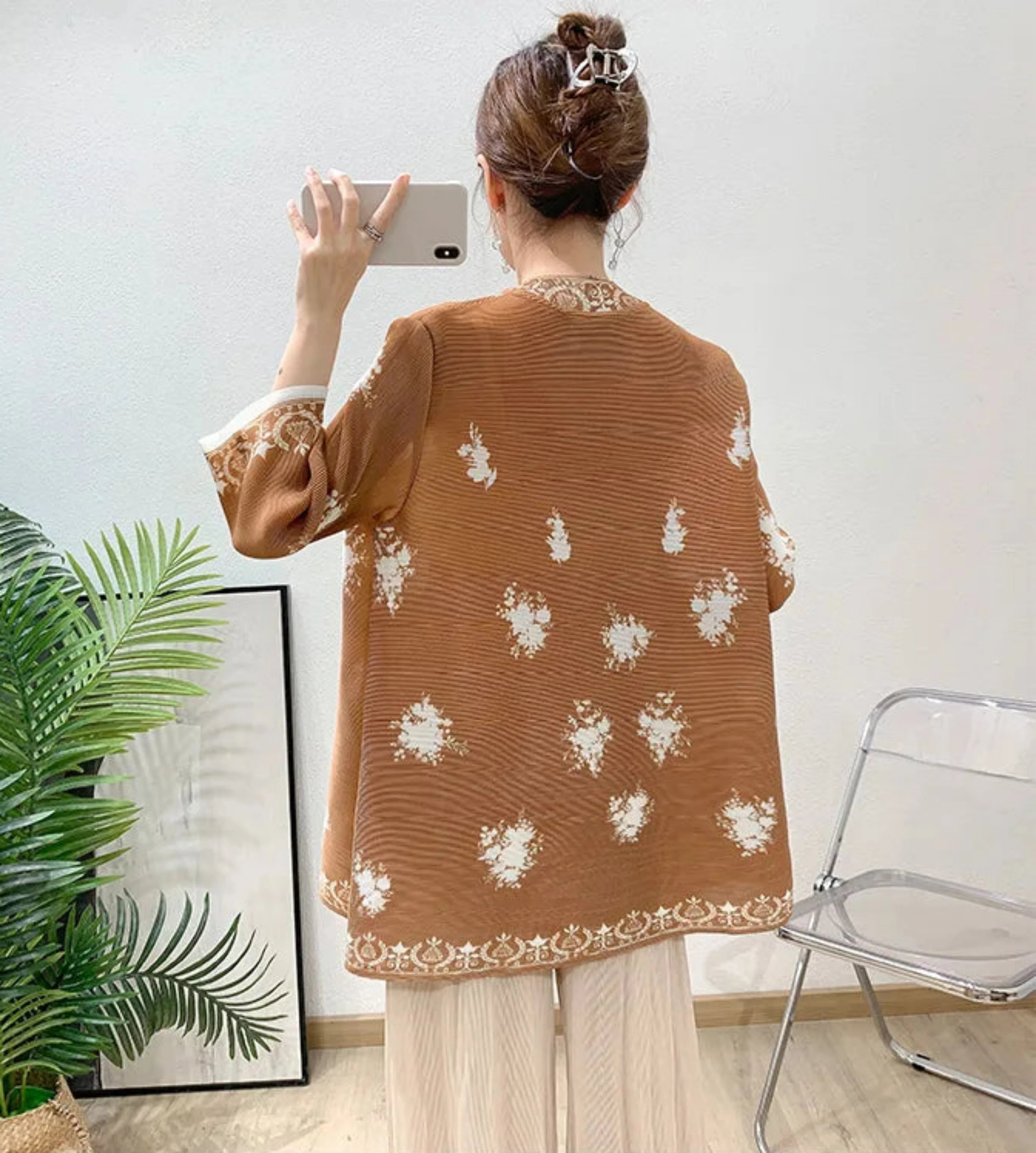 Luxe Pleated Tunic & Palazzo Set