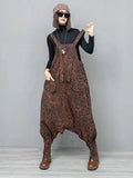 Luxe Leopard Denim Overalls