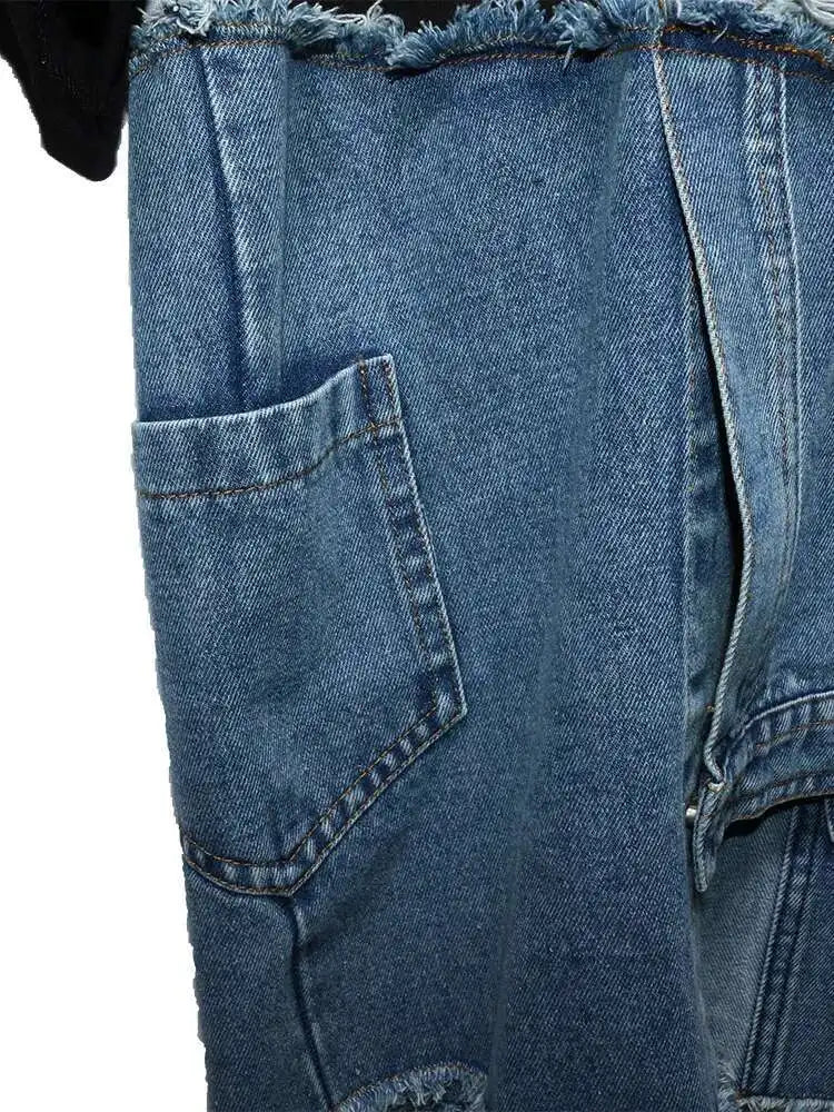 Luxe Denim & Cotton T-Shirt