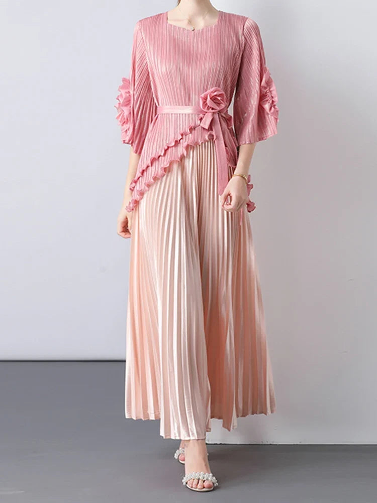 Truly Pleated Top with Luxury Skirt