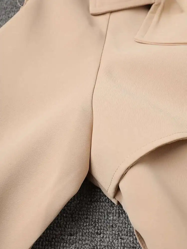 Luxury Pleated Trench Coat