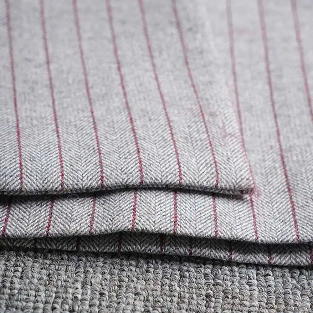Luxury Pinstripe Asymmetric Blazer
