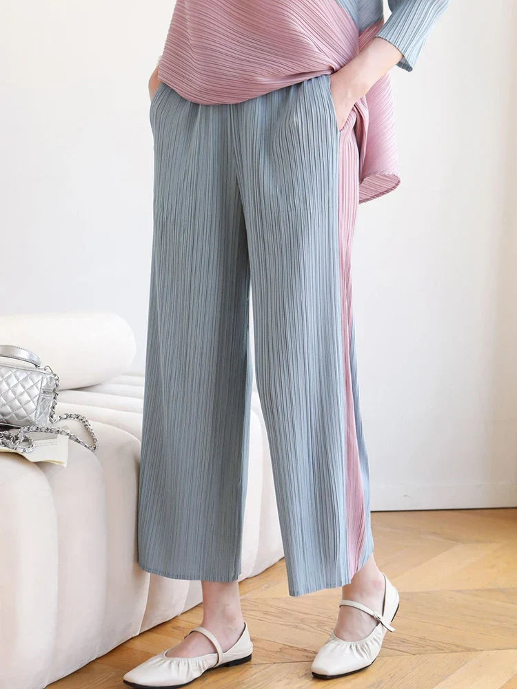 Luxury Plissé Top & Pant Set