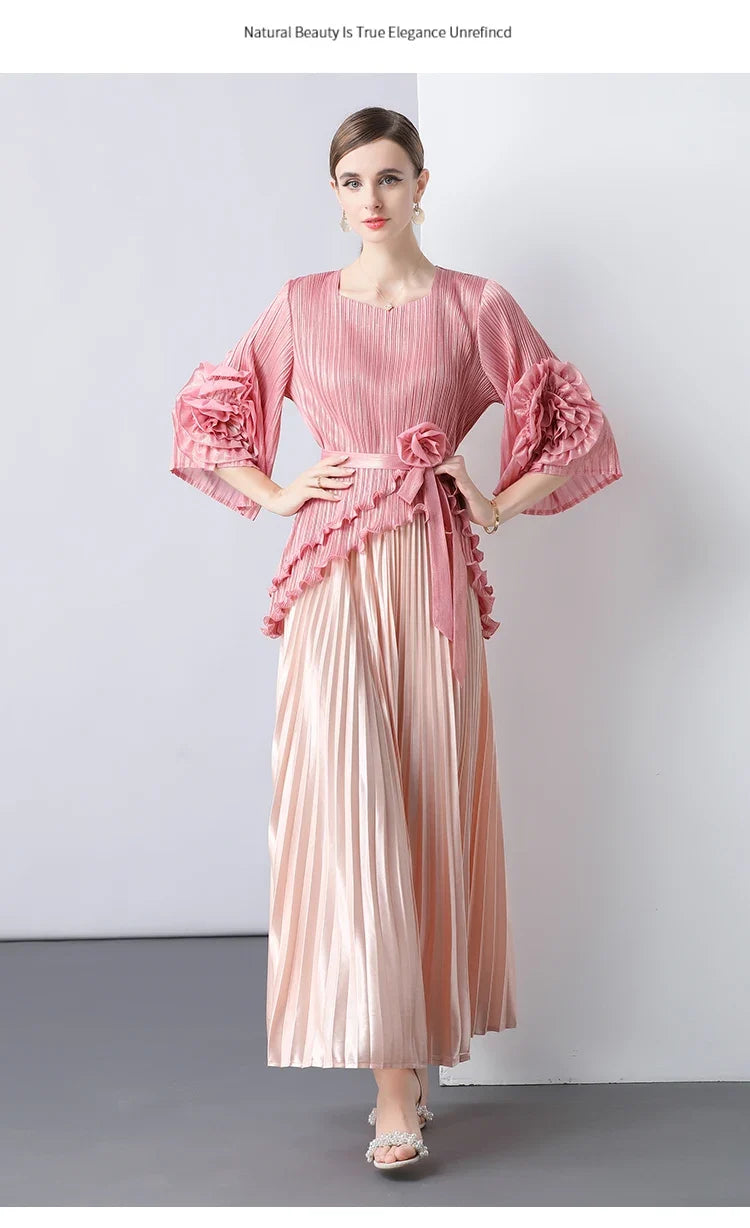 Truly Pleated Top with Luxury Skirt