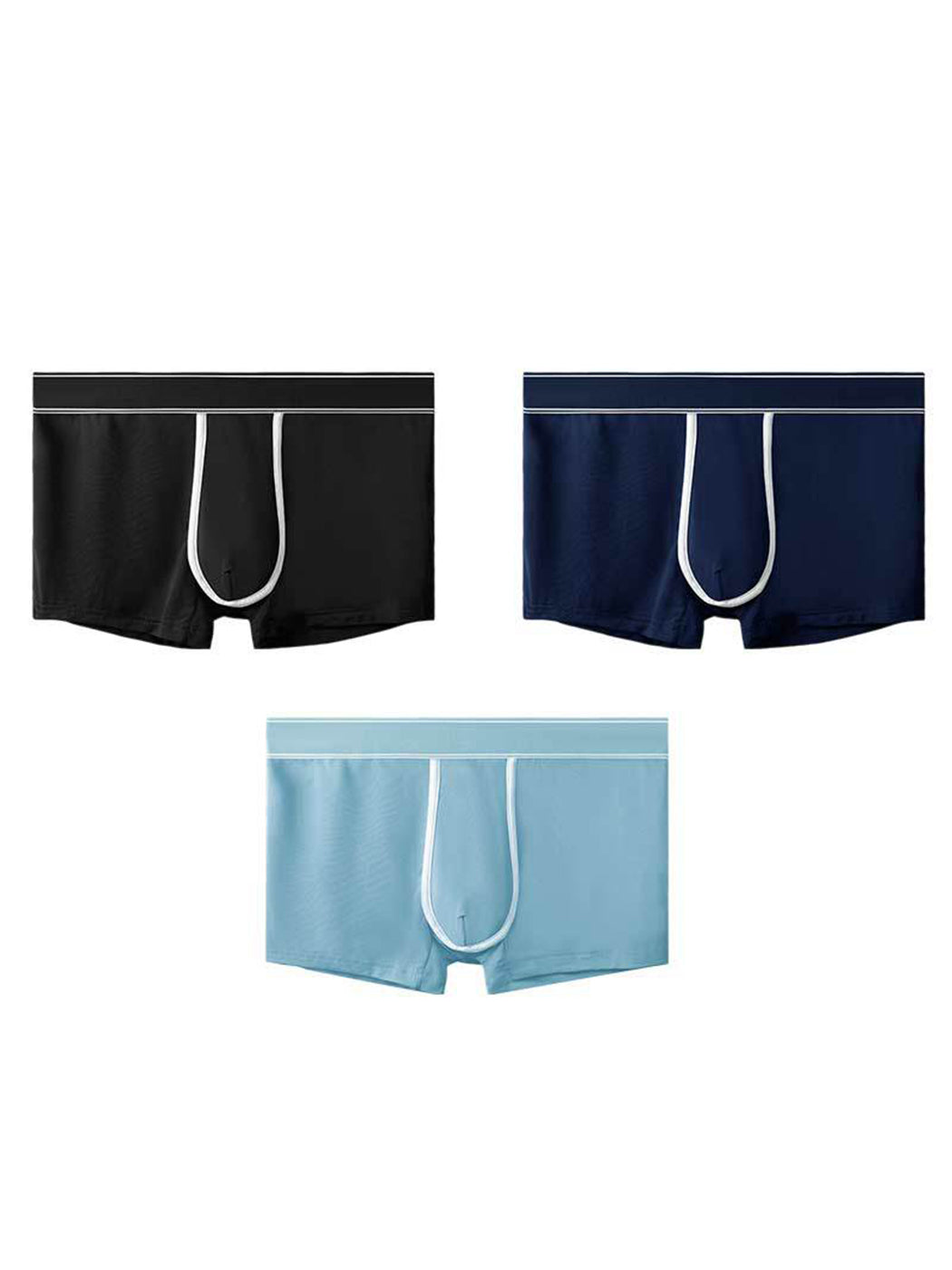 3 Pack Men's Breathable Micro Thin Trunks