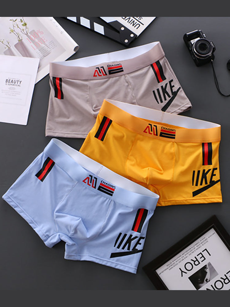 Breathable Cotton Fabric Trunks for Men