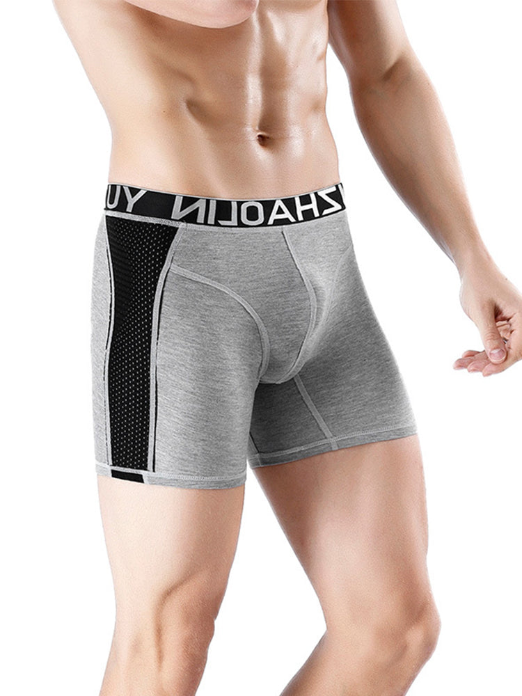 Men's Breathable Sport Boxer Briefs