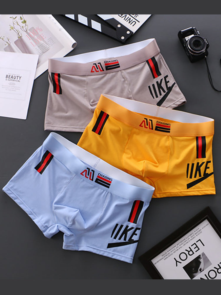 Breathable Cotton Fabric Trunks for Men