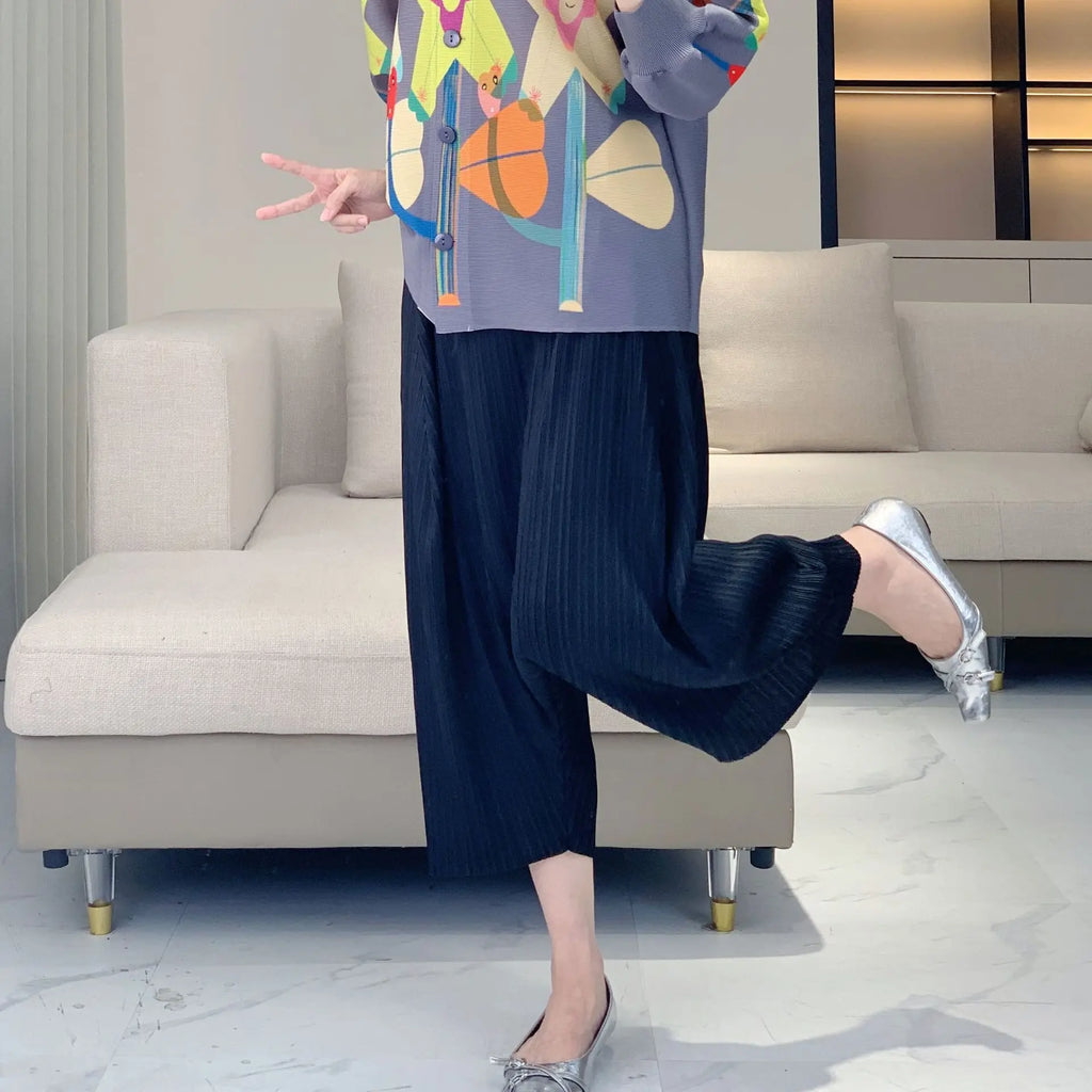 Plissé Japanese Harem Pants