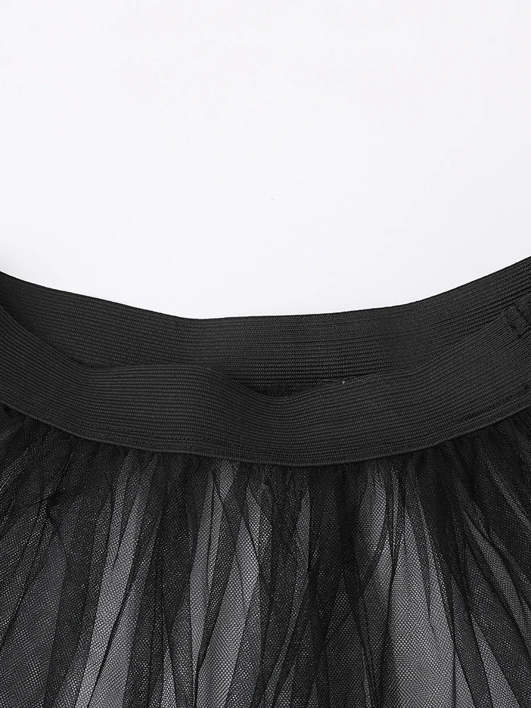 Luxury Tweed Top & Tulle Skirt Set