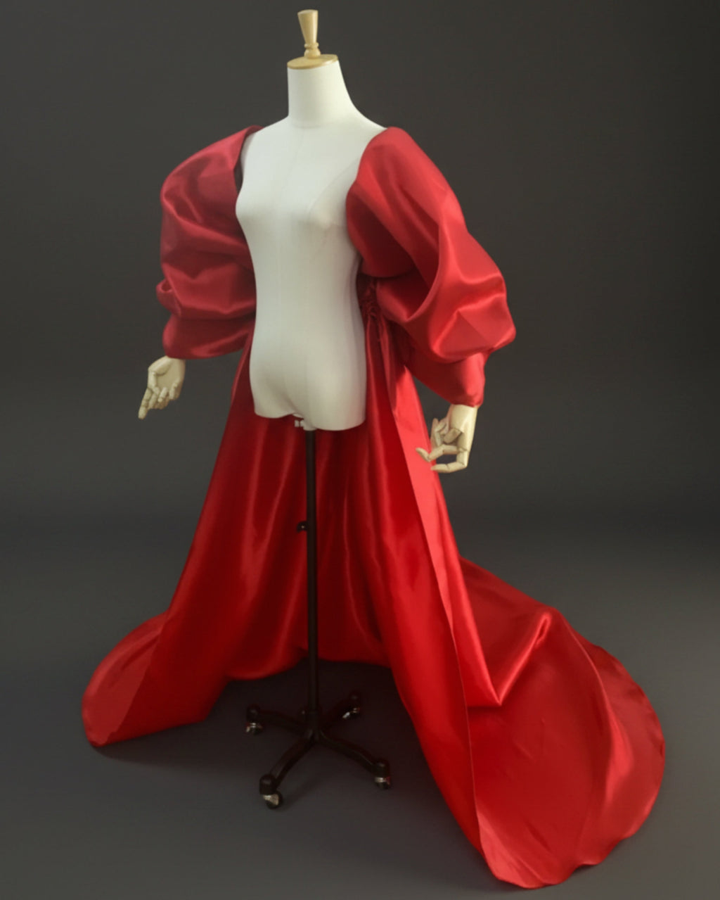 Luxe Oversized Bowknot Cape Shawl Coat