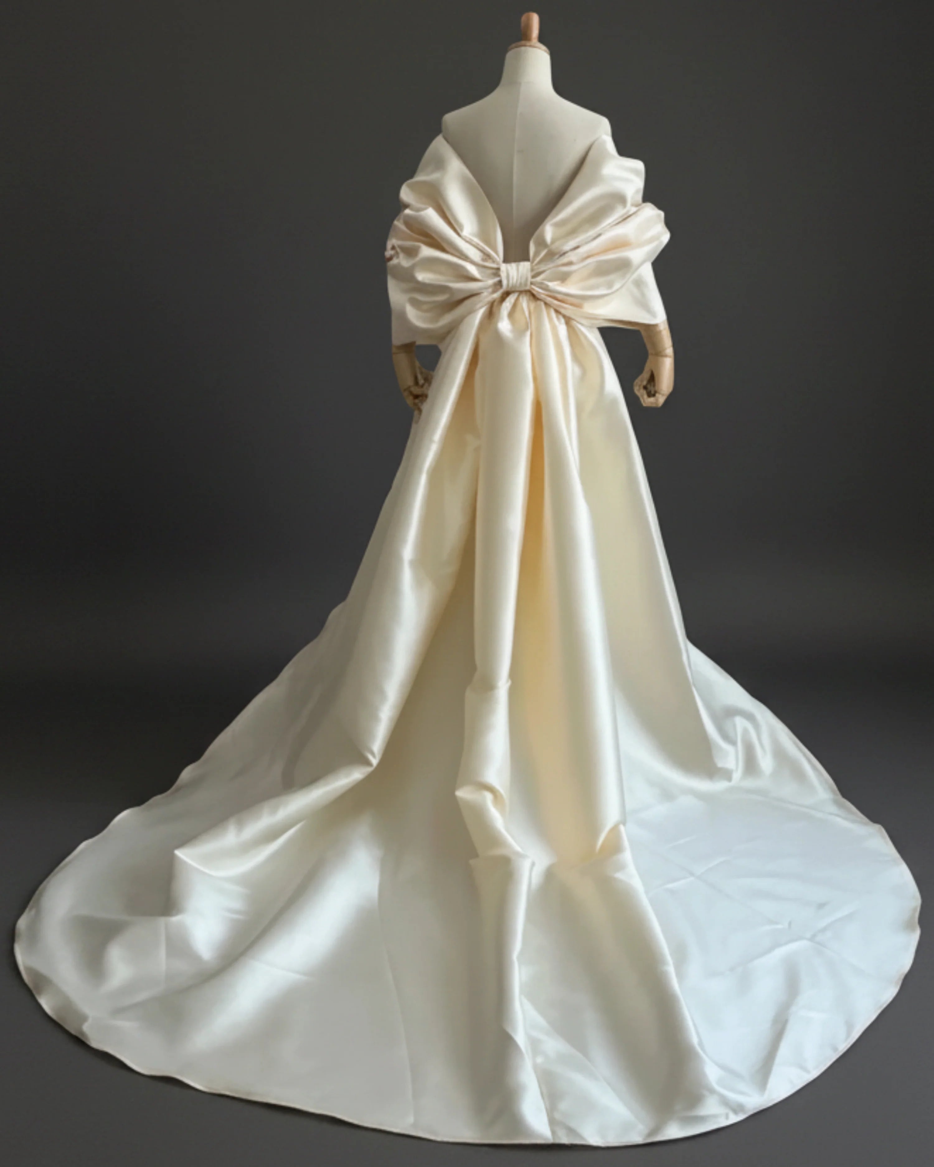 Luxe Oversized Off-Shoulder Bowknot Shawl