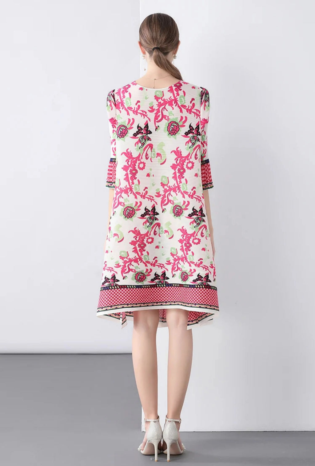 Luxury Pleated Three Quarter Cardigan