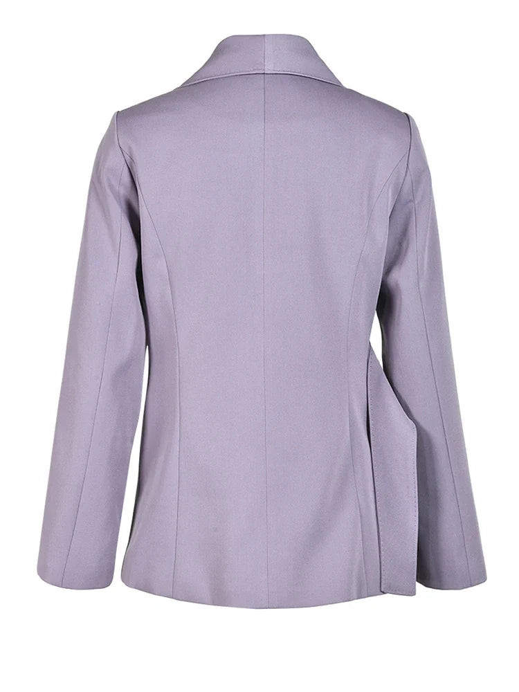 Women's Tailored Asymmetric Blazer