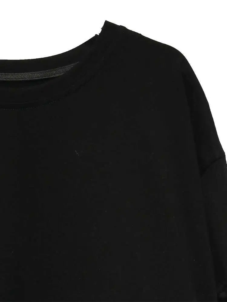 Luxe Denim & Cotton T-Shirt