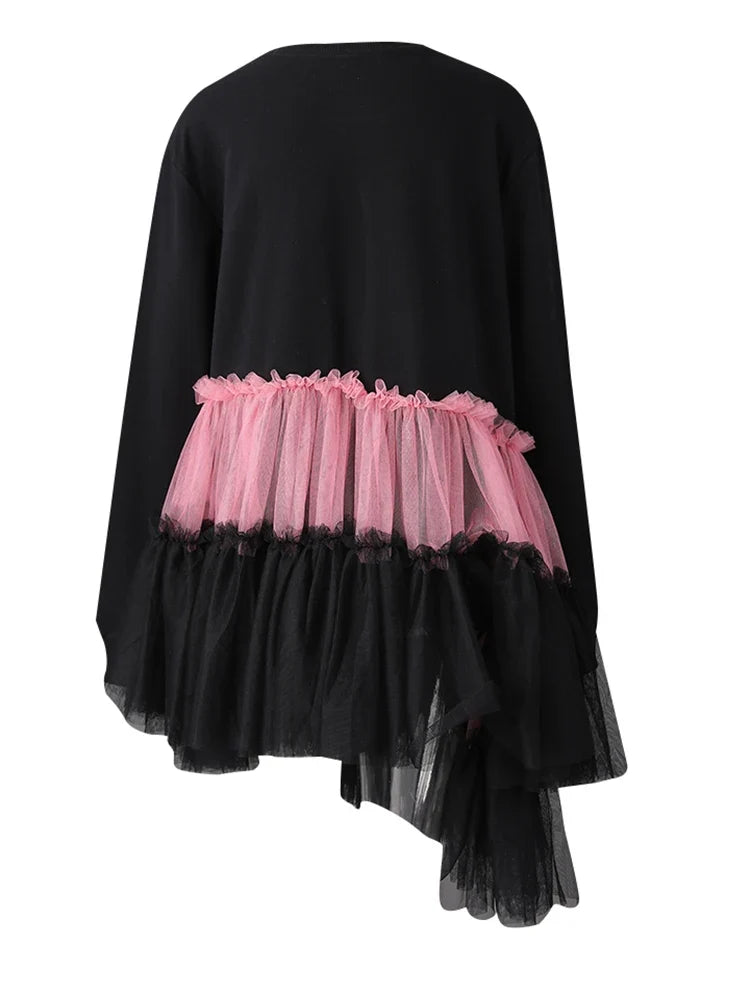 Luxury Ruffle Avant-garde Top