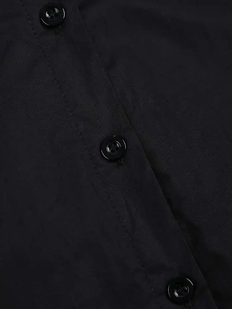Avant-Garde Asymmetric Hem Tunic Dress