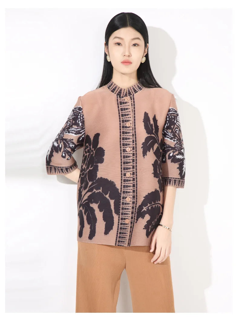 Textured Pleated Knit Co-ord Set