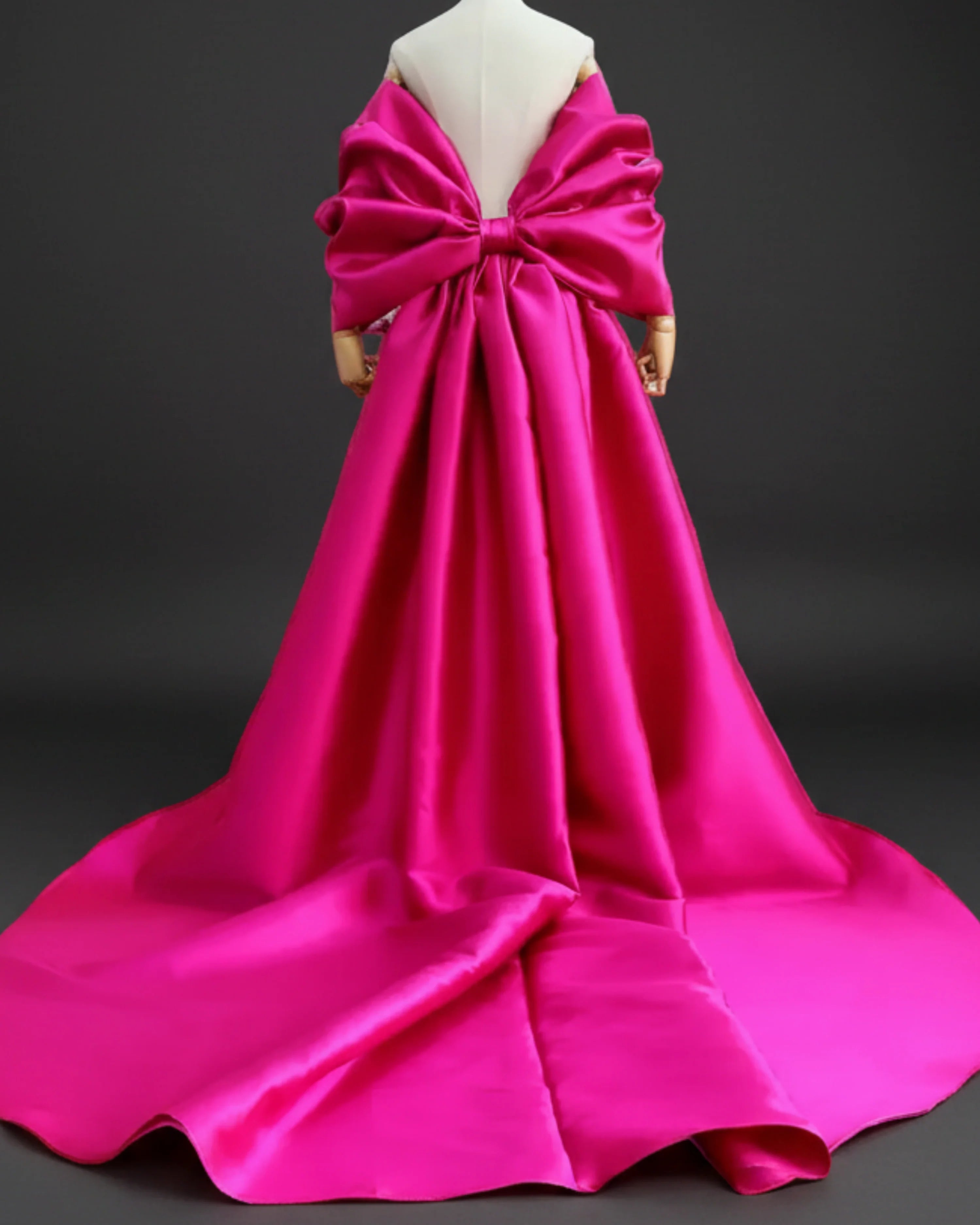 Luxe Oversized Off-Shoulder Bowknot Shawl