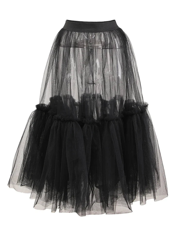 Luxury Tweed Top & Tulle Skirt Set