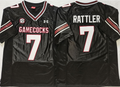 South Carolina Gamecock Black #7 RATTLER Stitched Jersey