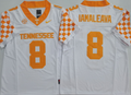 Tennessee Volunteers White #8 IAMALEAVA Stitched Jersey