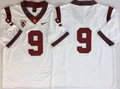 USC Trojans White #9 Stitched Jersey