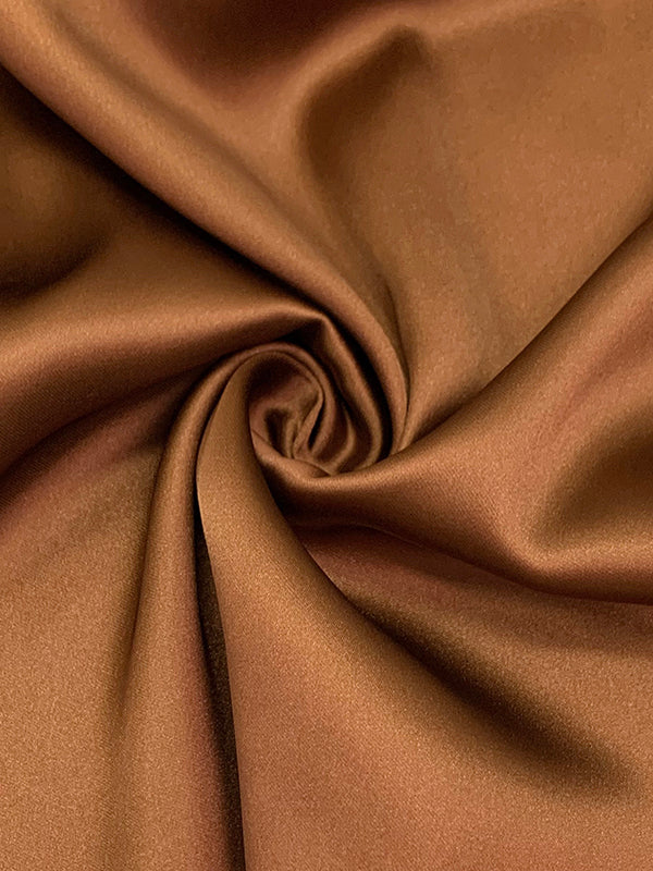 Long Sleeves Loose Pleated Shiny Solid Color Split-Joint Tied Waist High Neck Evening Dresses Maxi Dresses