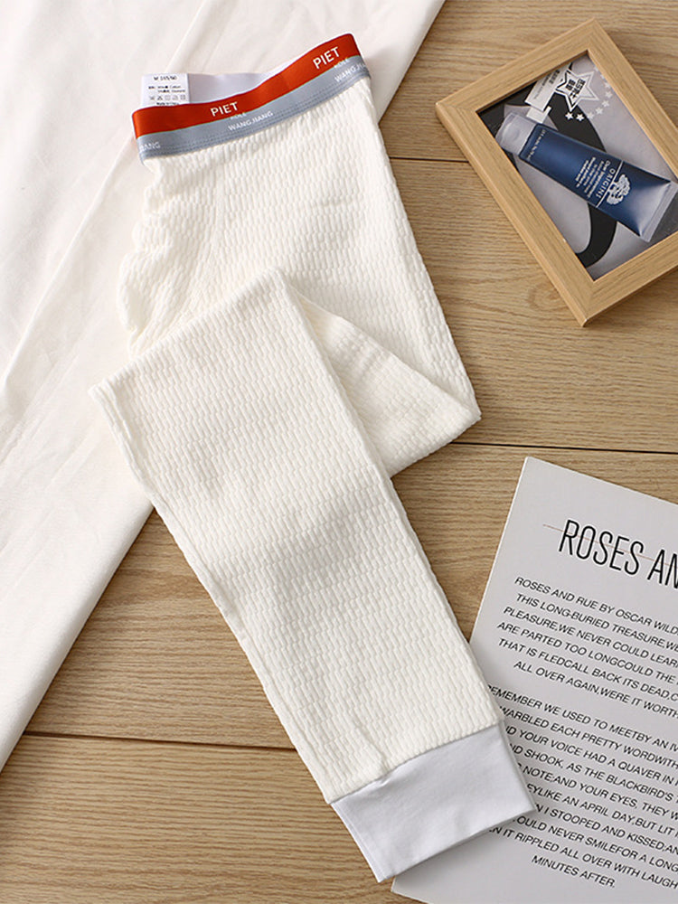 Men's Pure Cotton Breathable Warm Pants