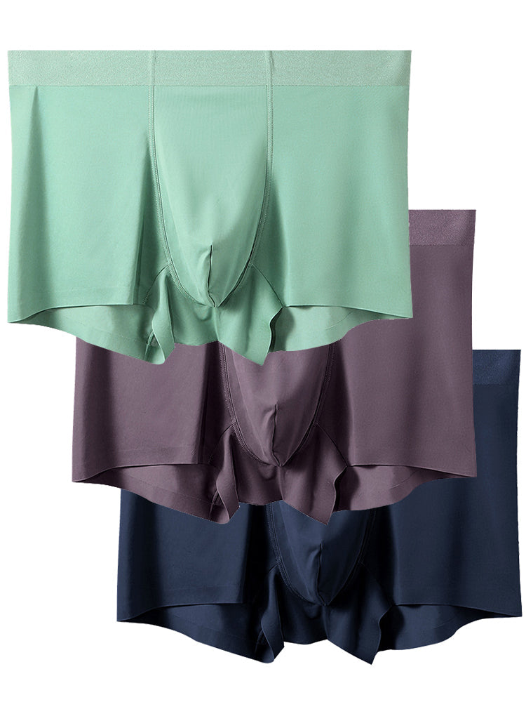 3 Pack Mesh Breathable Ice Silk Underwear