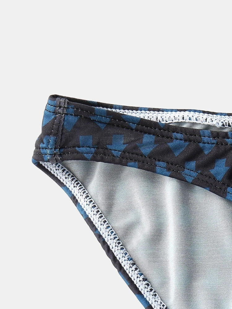 2-Pack Men's Letter Printed Sexy Underwear