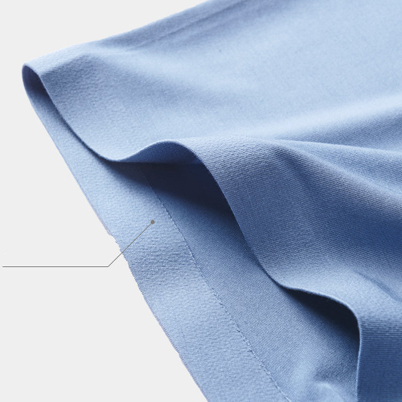 Comfy Plain Modal Boxer Briefs Cozy Underwear for Men