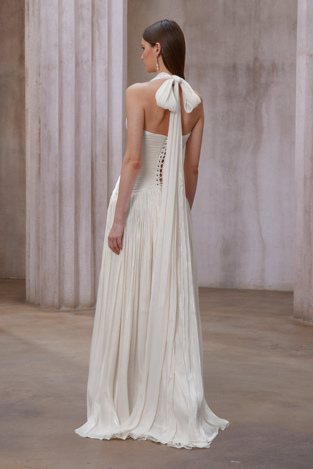 Uranie Gathered Maxi Dress