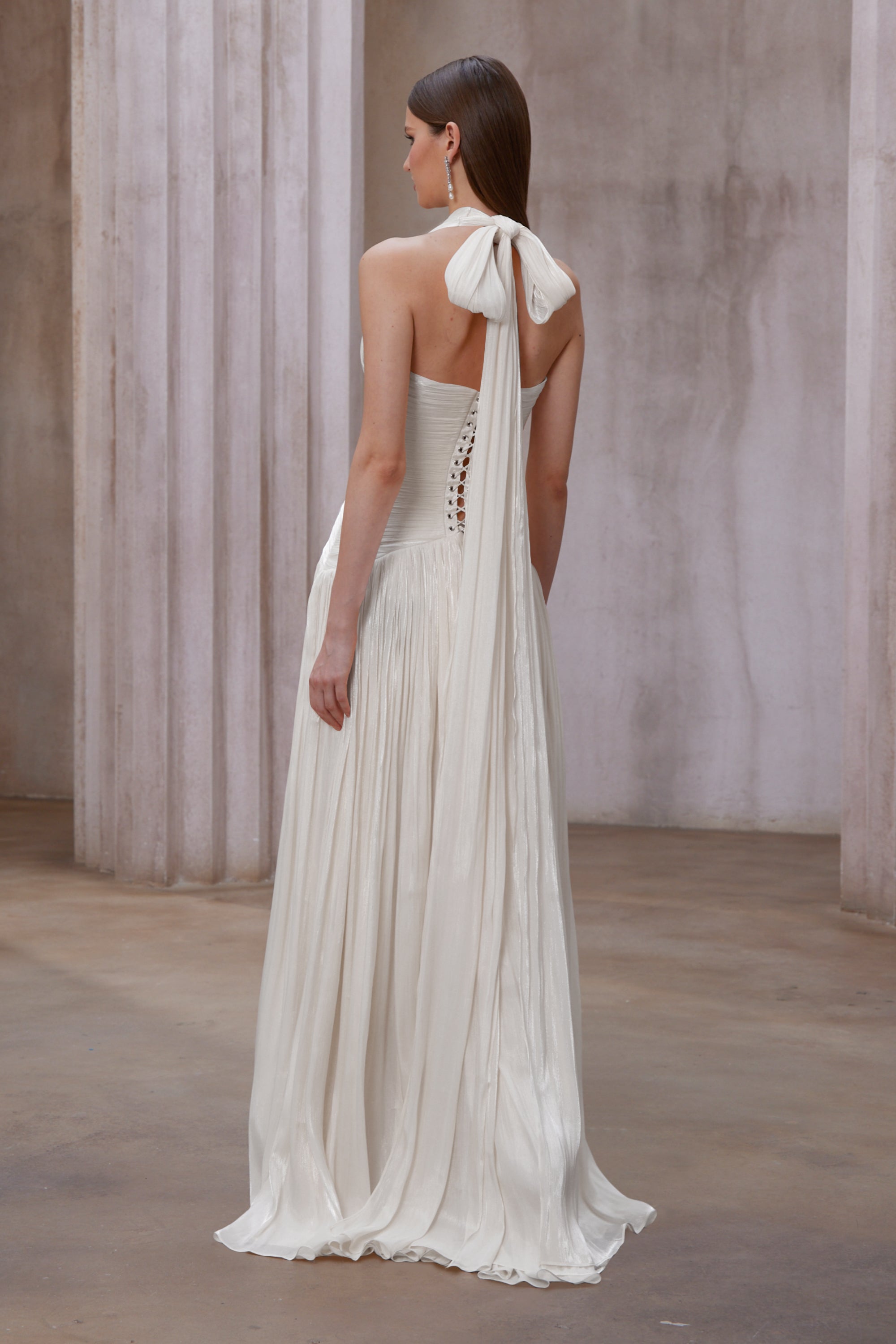 Uranie Gathered Maxi Dress