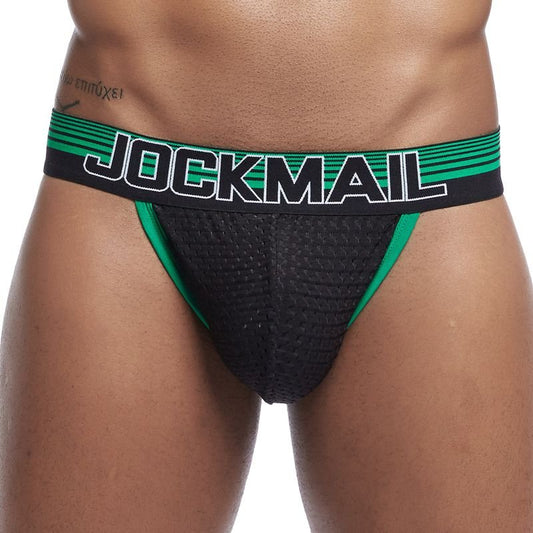 Stylish Spell Color Fabric Elastic Waistband Pouch Brief