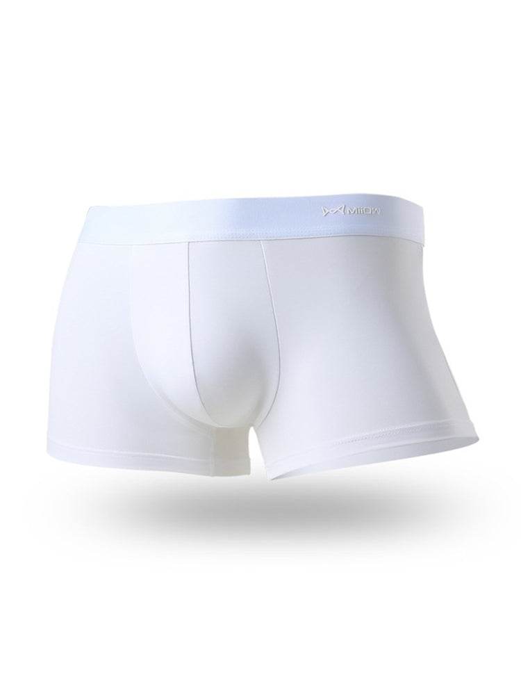 4 Pack Men's Pouch Anti-bacterial Silk Underwear