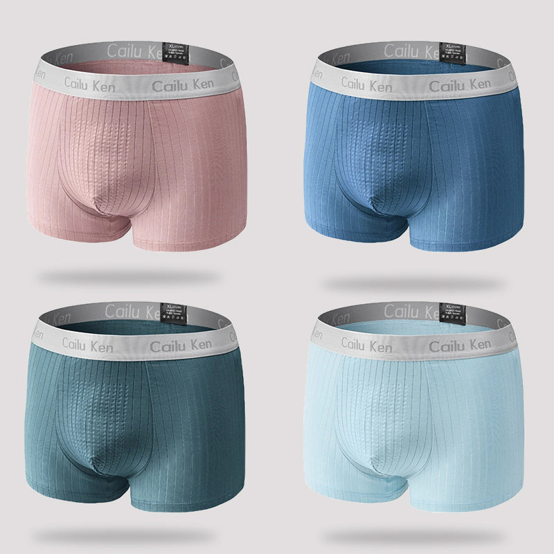 4 Pack Soft Massage Support Pouch Trunks