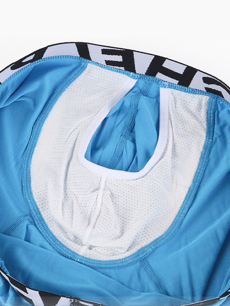 2 Pack Men's Separated Pouch Side Vent Design Trunks