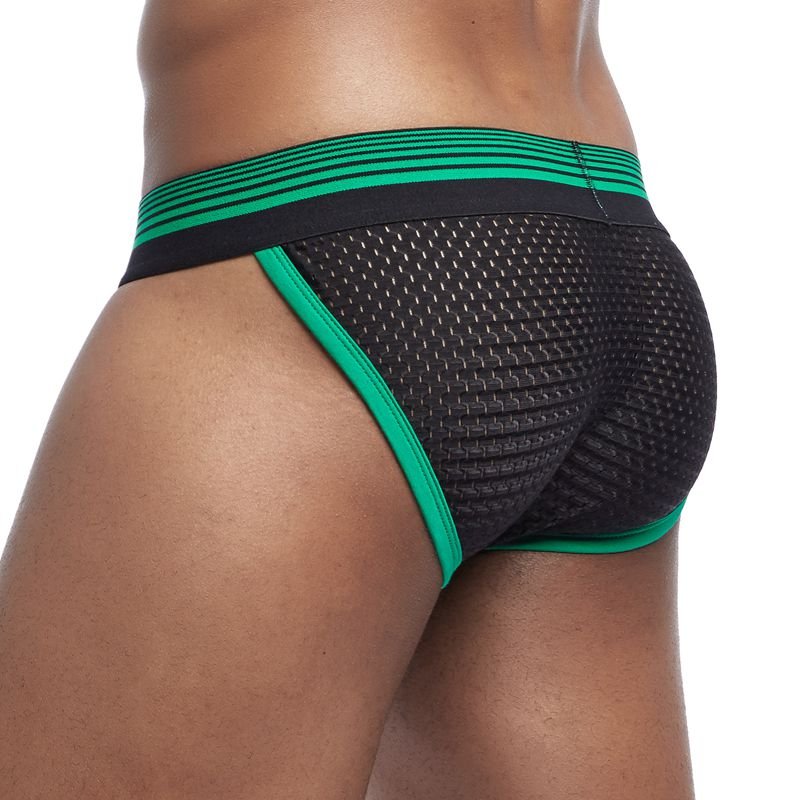 Stylish Spell Color Fabric Elastic Waistband Pouch Brief
