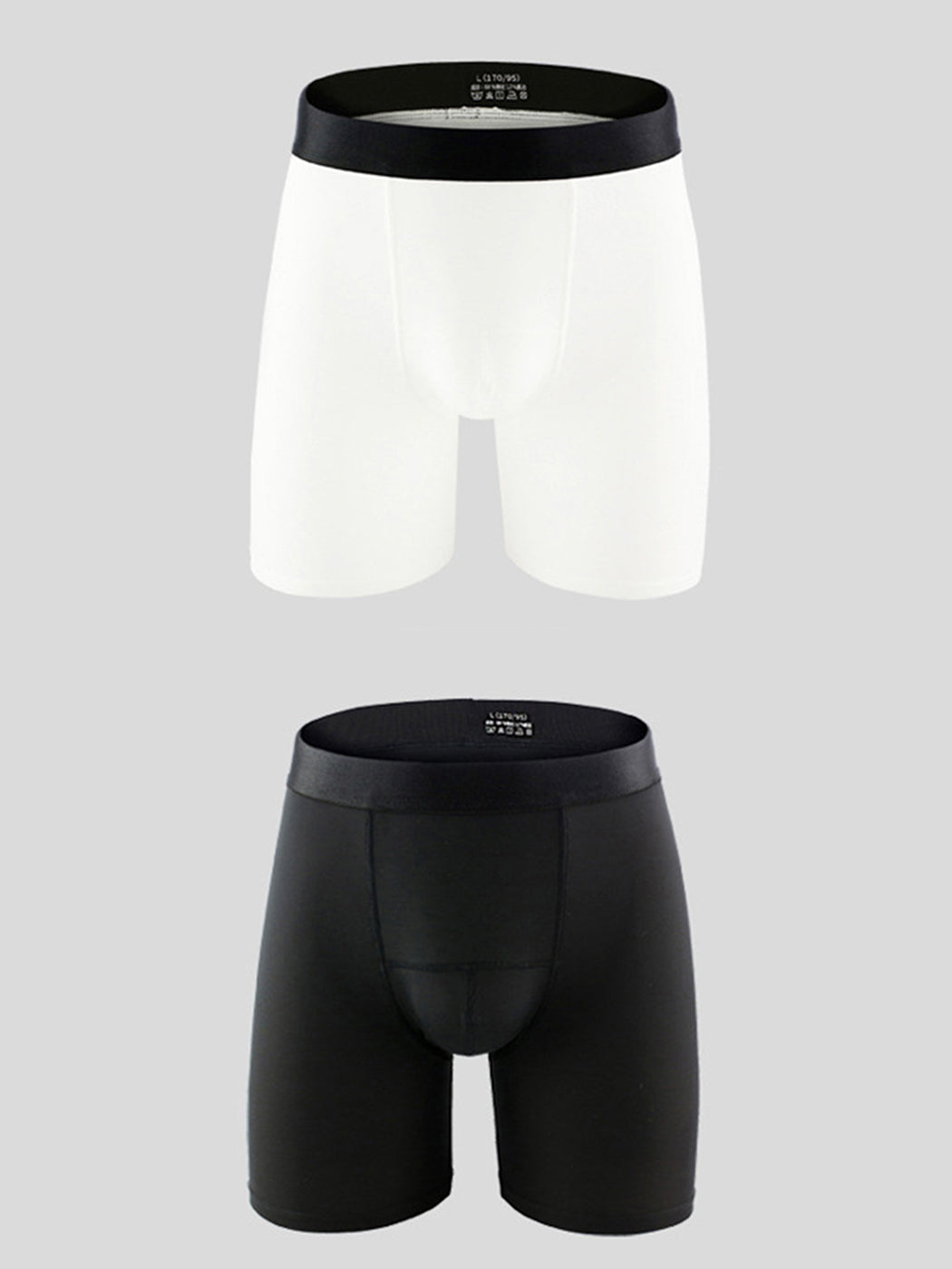 2 Pack Men's Compression Athletic Boxer Briefs