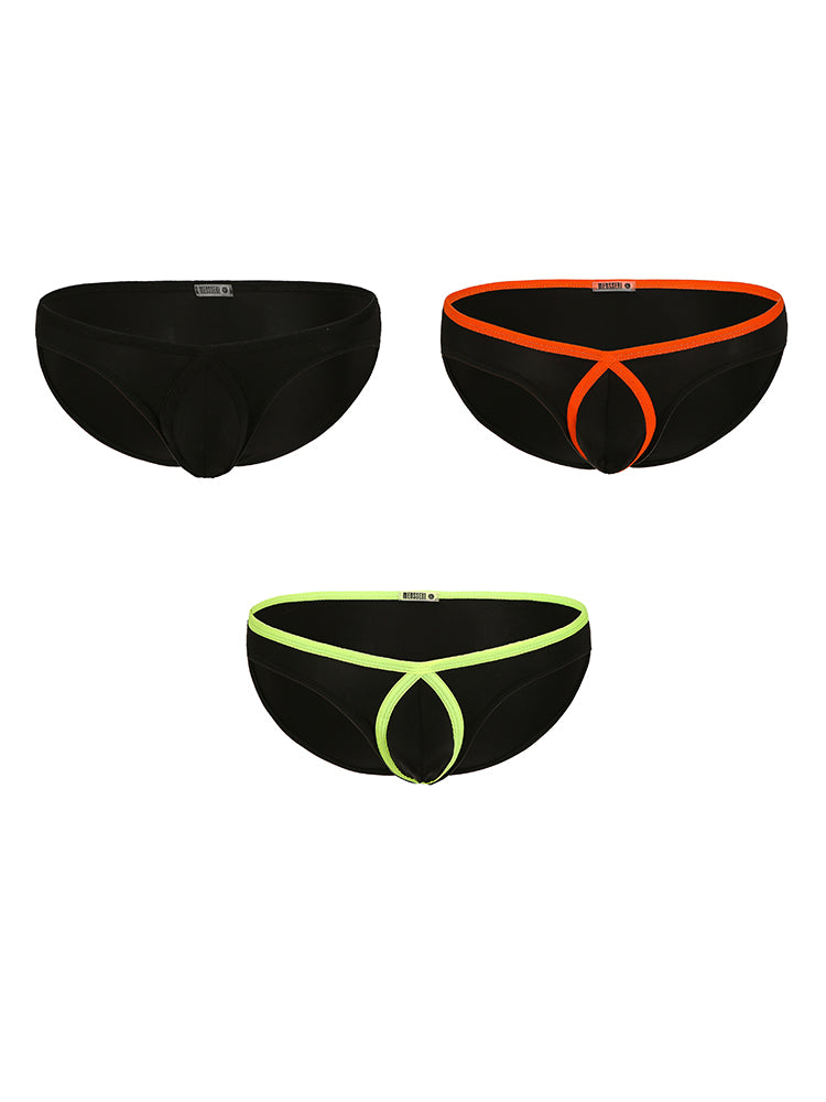 3 Pack Men's Breathable Casual Ice Silk Briefs