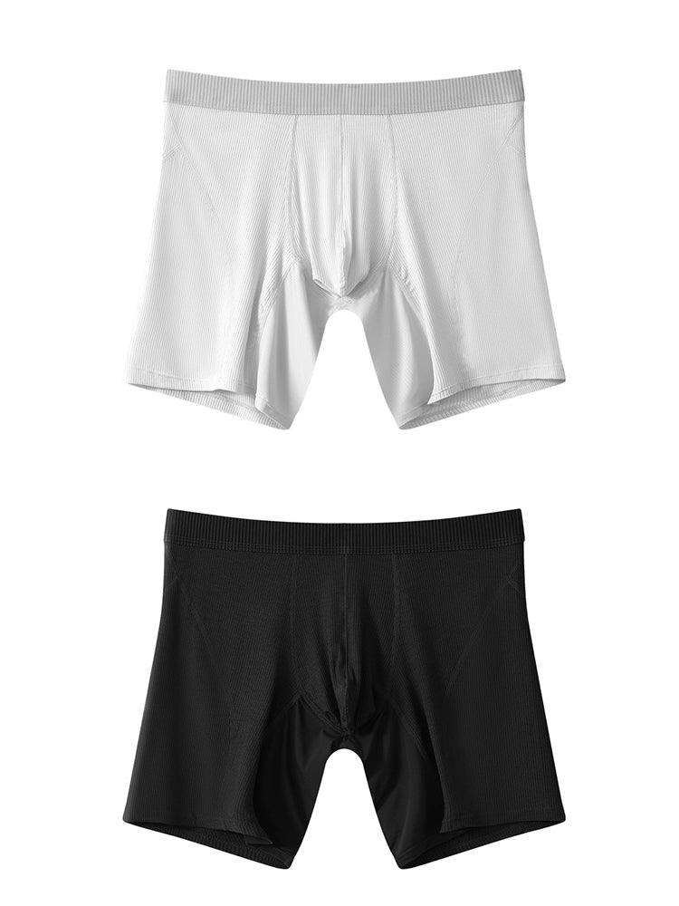 2 Pack Men's Casual Ice Silk Midway Briefs