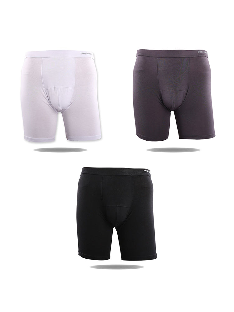 3 Pack Men's High-Stretch Anti-Chafing Quick-Dry Midway Briefs