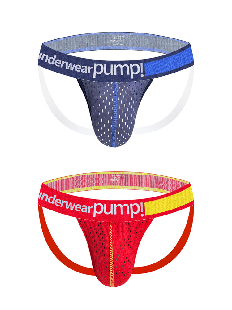 2 Pack Men's Sexy Hip-High Thongs