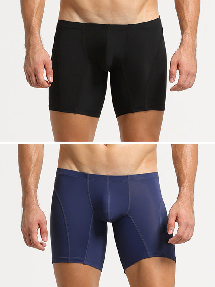 2 Pack Men's U-Pouch Low-Rise Boxer Briefs