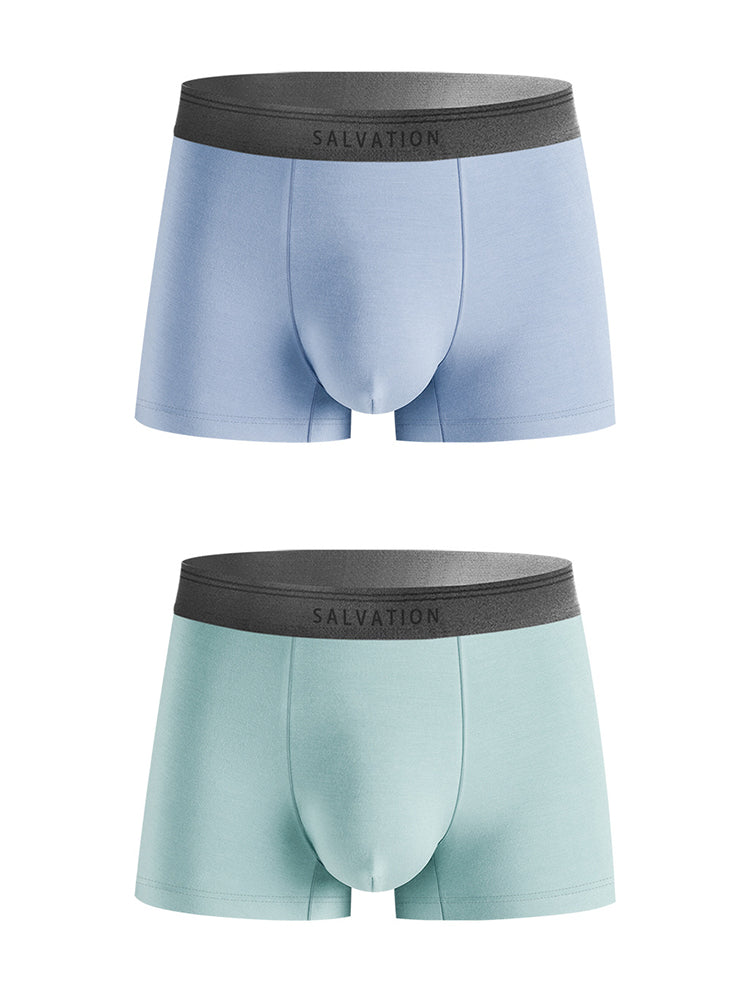 2 Pack Men's Anti-Bacterial Modal Trunks
